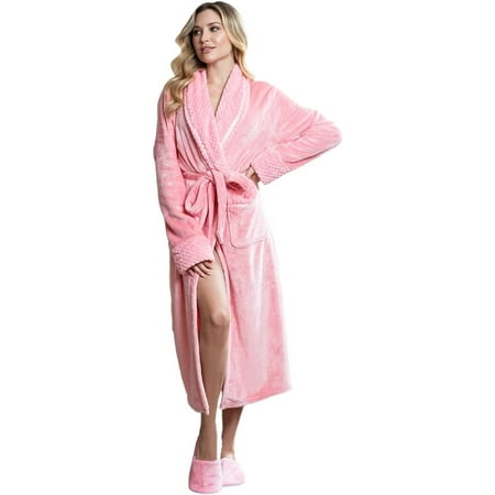 LOTUS LINEN Women Soft Plush Robes Luxury Fluffy Robe for Women Long Fleece Spa Bathrobes
LOTUS LINEN Women Soft Plush Robes Luxury Fluffy Robe for Women Long Fleece Spa Bathrobes