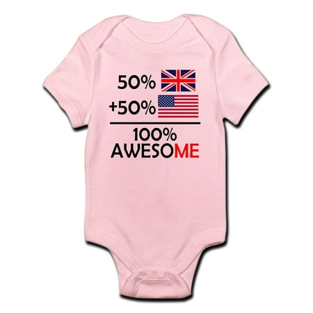 CafePress - Half British Half American Body Suit - Baby Light Bodysuit 
CafePress - Half British Half American Body Suit - Baby Light Bodysuit