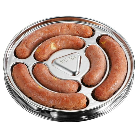Stainless Steel Sausage Mold | 6 Cavity Nonstick Hot Dog Maker for Homemade | Sausage Maker Mold Set for Oven Refrigerator Microwave and Dishwasher Safe To Use
Stainless Steel Sausage Mold | 6 Cavity Nonstick Hot Dog Maker for Homemade | Sausage Maker Mold Set for Oven Refrigerator Microwave and Dishwasher Safe To Use
