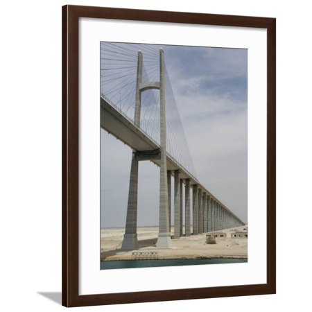 Bridge of Peace, Suez Canal, Egypt Framed Print Wall Art By Cindy Miller Hopkins