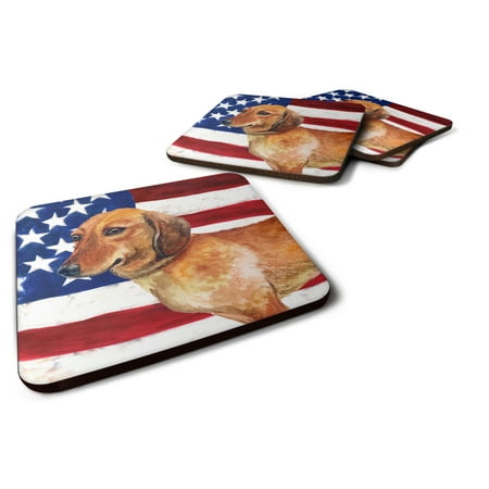 Carolines Treasures BB9652FC Dachshund Patriotic Foam Coaster Set of 4 3 1/2 x 3 1/2 multicolor
Carolines Treasures BB9652FC Dachshund Patriotic Foam Coaster Set of 4 3 1/2 x 3 1/2 multicolor