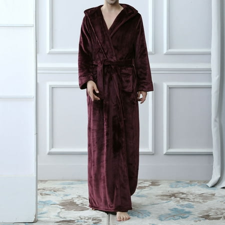 Qiaocaity Men Winter Warm Nightgown Couple Bathrobe Men and Women Autumn and Winter Nightgown Christmas Gifts Wine L
Qiaocaity Men Winter Warm Nightgown Couple Bathrobe Men and Women Autumn and Winter Nightgown Christmas Gifts Wine L