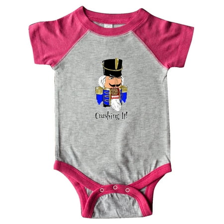 Inktastic Crushing It! Nutcracker Gift Baby Boy or Baby Girl Bodysuit