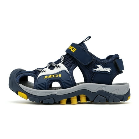 JMFCHI Boys Girls Sports Sandals Summer Kids Children Hook And Loop Outdoor Soft Sandals Durable Rubber Sole Non Slip Athletic Water Shoes For Pool Beach
JMFCHI Boys Girls Sports Sandals Summer Kids Children Hook And Loop Outdoor Soft Sandals Durable Rubber Sole Non Slip Athletic Water Shoes For Pool Beach
