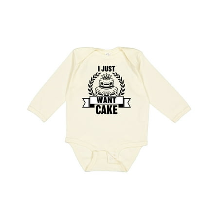 Inktastic I Just Want Cake with Cake Gift Baby Boy or Baby Girl Long Sleeve Bodysuit
Inktastic I Just Want Cake with Cake Gift Baby Boy or Baby Girl Long Sleeve Bodysuit