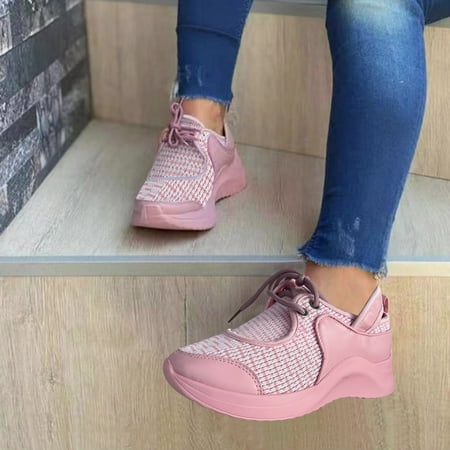 CAICJ98 Sneakers for Women Womens Walking Shoes Non Slip Work Shoes Breathable Shoes Adjustable Mary Jane Shoes Pink
CAICJ98 Sneakers for Women Womens Walking Shoes Non Slip Work Shoes Breathable Shoes Adjustable Mary Jane Shoes Pink