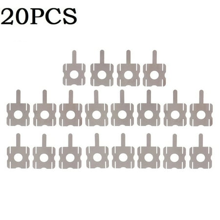 20Pcs 4S Lithium Battery Pack Replace Spot Welding Nickel Sheet U-Shaped