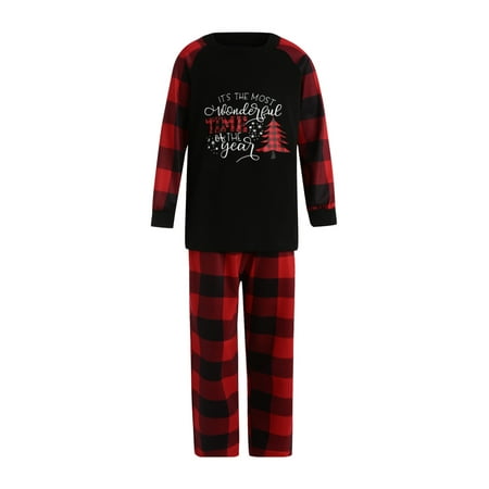 Genuiskids Christmas Family Matching Pajamas Set Plaid Tree Print Long Sleeve Tops with Pants for Women Men Kid Baby
Genuiskids Christmas Family Matching Pajamas Set Plaid Tree Print Long Sleeve Tops with Pants for Women Men Kid Baby