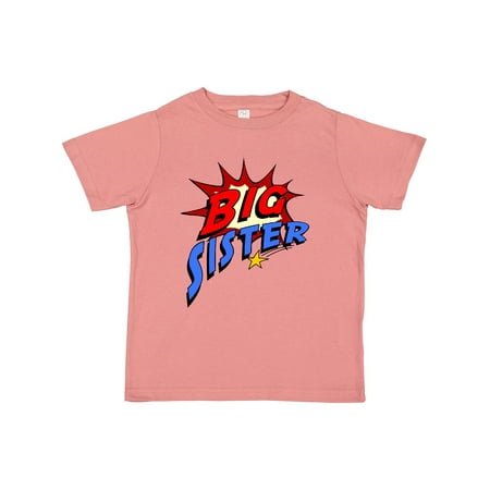 Inktastic Big Sister Superhero Gift Toddler Toddler Girl T-Shirt