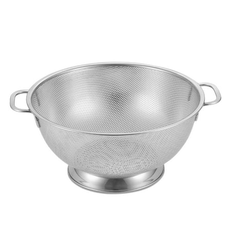 NICEXMAS Stainless Steel Professional Colander Strainer with Heavy Duty Handles and Self-draining Solid Ring Base
NICEXMAS Stainless Steel Professional Colander Strainer with Heavy Duty Handles and Self-draining Solid Ring Base