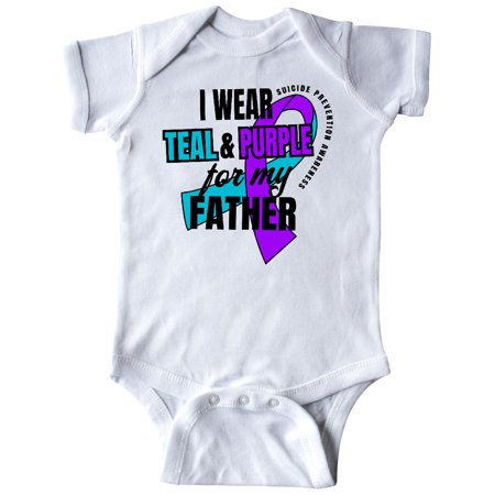 Inktastic Suicide Prevention I Wear Teal and Purple for My Father Gift Baby Boy or Baby Girl Bodysuit
Inktastic Suicide Prevention I Wear Teal and Purple for My Father Gift Baby Boy or Baby Girl Bodysuit