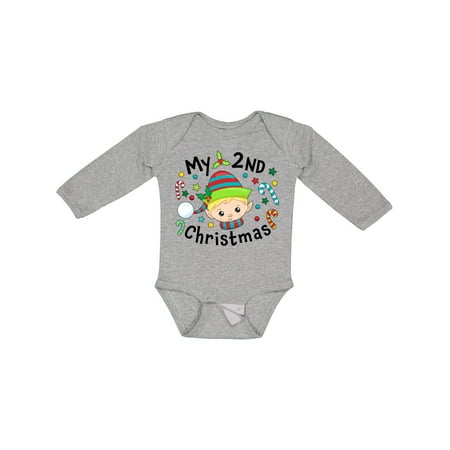 Inktastic My 2nd Christmas Elf Boy with Candy Canes Gift Baby Boy or Baby Girl Long Sleeve Bodysuit
Inktastic My 2nd Christmas Elf Boy with Candy Canes Gift Baby Boy or Baby Girl Long Sleeve Bodysuit