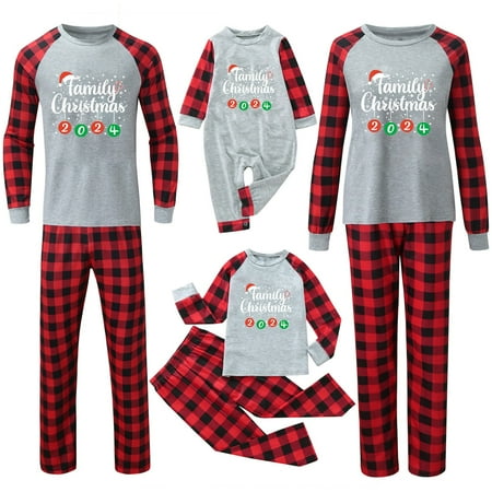 MIASHUI Christmas Family Matching Pajamas Letter Plaid Print Long Sleeve Top Pants Xmas Sleepwear Holiday Outfit for Kid Grey 3-4 Years
MIASHUI Christmas Family Matching Pajamas Letter Plaid Print Long Sleeve Top Pants Xmas Sleepwear Holiday Outfit for Kid Grey 3-4 Years