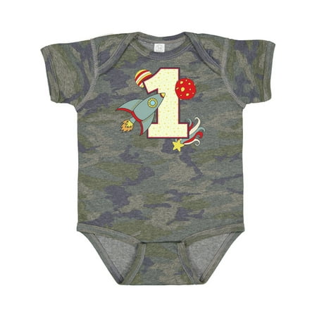 Inktastic 1st Birthday Outer Space Theme Gift Baby Boy or Baby Girl Bodysuit