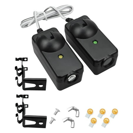 2Pcs Garage Door Opener Safety Sensor Beam Eyes Fit for Sears with Brackets