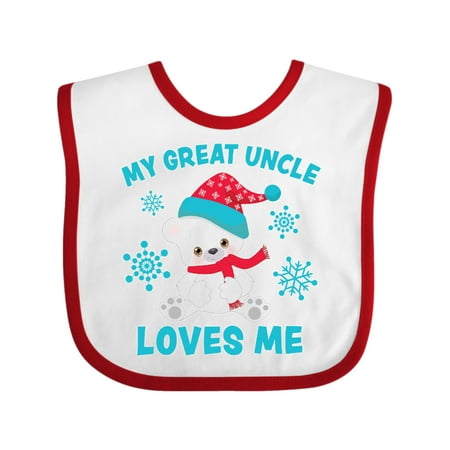 Inktastic Polar Bear My Great Uncle Loves Me in Santa Hat Gift Baby Boy or Baby Girl Bib
Inktastic Polar Bear My Great Uncle Loves Me in Santa Hat Gift Baby Boy or Baby Girl Bib