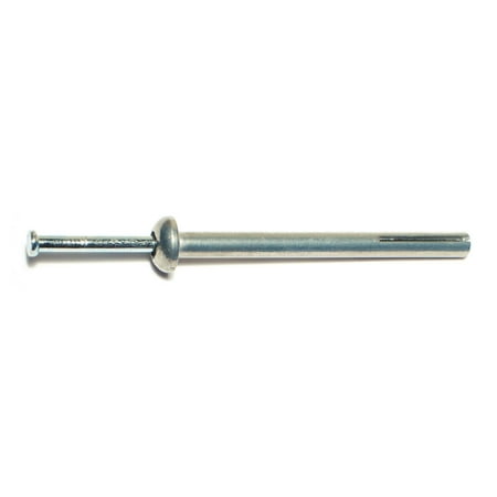 1/4 x 3 Zinc Plated Steel Truss Head Nail Drive Anchors NDATS-035