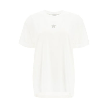 Stella mccartney t-shirt ministar embroidery with crystals
