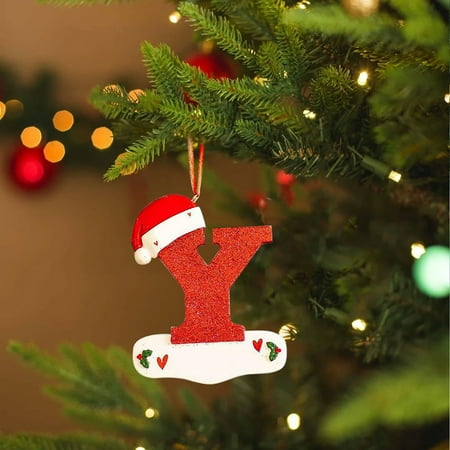 TMOYZQ Christmas Decorations Ornaments Clearance! Christmas Little Red Hat Letter Pendant DIY Writable Name 26 Letter Pendant
TMOYZQ Christmas Decorations Ornaments Clearance! Christmas Little Red Hat Letter Pendant DIY Writable Name 26 Letter Pendant