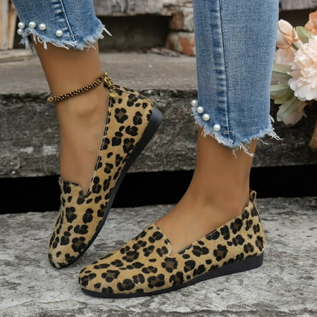 WQJNWEQ Women s Flats Shoes Leisure Plus-size Suede Leopard Print Print Breathable Slip-on Shoes Comfort
WQJNWEQ Women s Flats Shoes Leisure Plus-size Suede Leopard Print Print Breathable Slip-on Shoes Comfort