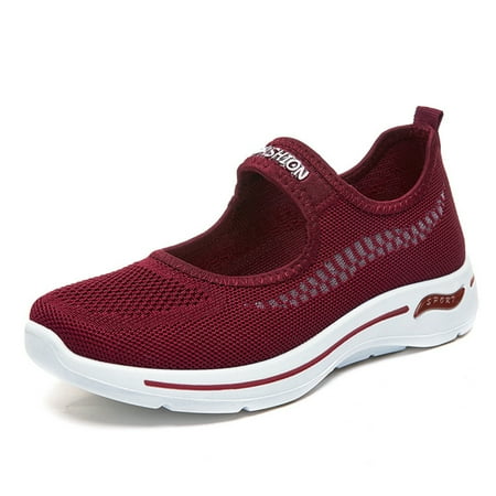 Platform Sneakers for Women Thick Bottom Sole Slip-On Running Shoes for Work Restaurant Outgoing 38 Red
Platform Sneakers for Women Thick Bottom Sole Slip-On Running Shoes for Work Restaurant Outgoing 38 Red