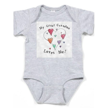 CafePress - My Great Grandma Loves Me Infant Bodysuit - Cute Infant Bodysuit Baby Romper
CafePress - My Great Grandma Loves Me Infant Bodysuit - Cute Infant Bodysuit Baby Romper