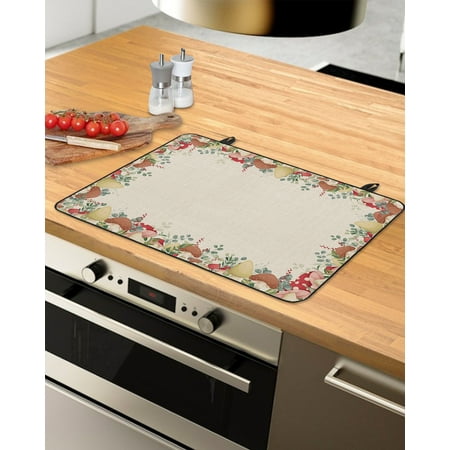 Mushroom Stove Top Covers for Electric Stove Heat Insulation Fireproof Glass Cooktop Cover Counter Top Glass Stove Cover for Prevent Scratches 24 x21 Fall Thanksgiving Maple Leaf Eucalyptus Leaves
Mushroom Stove Top Covers for Electric Stove Heat Insulation Fireproof Glass Cooktop Cover Counter Top Glass Stove Cover for Prevent Scratches 24 x21 Fall Thanksgiving Maple Leaf Eucalyptus Leaves
