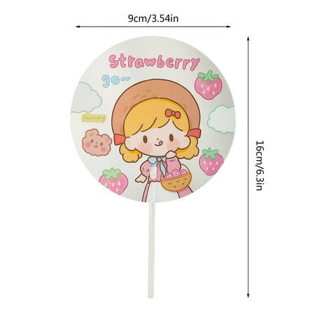 Hand Held Six Fold Fan Cute Portable PP Folding Fan Cartoon Hand Fan Cool Fan Gifts accessory Plastic A
Hand Held Six Fold Fan Cute Portable PP Folding Fan Cartoon Hand Fan Cool Fan Gifts accessory Plastic A