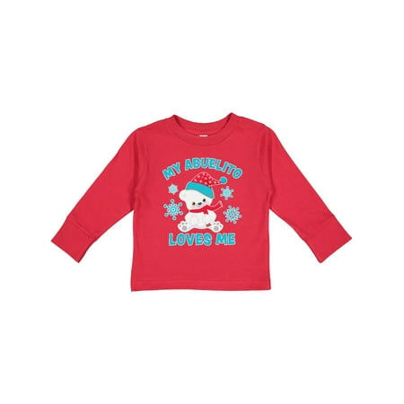 Inktastic Polar Bear My Abuelito Loves Me in Santa Hat with Snowflakes Gift Toddler Boy or Toddler Girl Long Sleeve T-Shirt
Inktastic Polar Bear My Abuelito Loves Me in Santa Hat with Snowflakes Gift Toddler Boy or Toddler Girl Long Sleeve T-Shirt