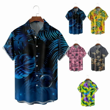 Men s Women s Short Sleeve Button Down Hawaiian Shirts Stylish Breathable Clothes For Men
Men s Women s Short Sleeve Button Down Hawaiian Shirts Stylish Breathable Clothes For Men