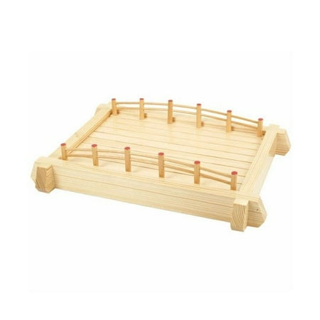 13L X 17W X 2 1/4H Wood Bridge Platter