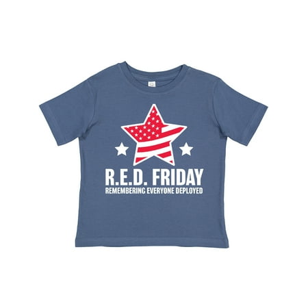 Inktastic Red Friday Remembering Everyone Deployed with Red American Flag Gift Toddler Boy or Toddler Girl T-Shirt
Inktastic Red Friday Remembering Everyone Deployed with Red American Flag Gift Toddler Boy or Toddler Girl T-Shirt