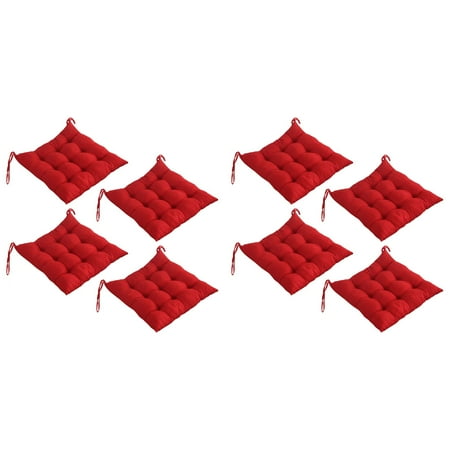 8 Pcs Red Square Thickened Seat Cushions Soft Polyester Chair Cushions with Two Ties 16x16 Inches Washable Ideal for Kitchen Dining Room Office Use
8 Pcs Red Square Thickened Seat Cushions Soft Polyester Chair Cushions with Two Ties 16x16 Inches Washable Ideal for Kitchen Dining Room Office Use