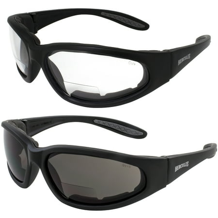 2 Pairs - 1.5 Bifocal Global Vision Eyewear Hercules Anti-fog Safety Glasses with EVA Foam (1 Clear 1 Smoke)
2 Pairs - 1.5 Bifocal Global Vision Eyewear Hercules Anti-fog Safety Glasses with EVA Foam (1 Clear 1 Smoke)