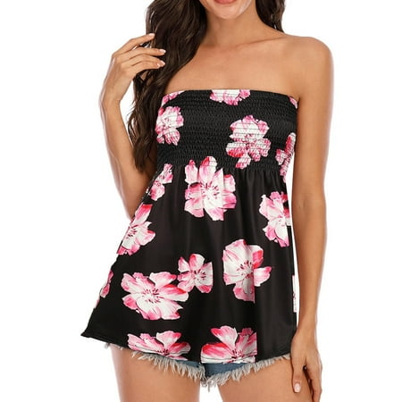 Sehao Best Bras for Women Summer Fashion Prints Strapless Bandeau Tank Casual Sleeveless Vacation Loose Holiday Chest Wrap Shirt Blouse Tanks Top PolyesterSpandex
Sehao Best Bras for Women Summer Fashion Prints Strapless Bandeau Tank Casual Sleeveless Vacation Loose Holiday Chest Wrap Shirt Blouse Tanks Top PolyesterSpandex