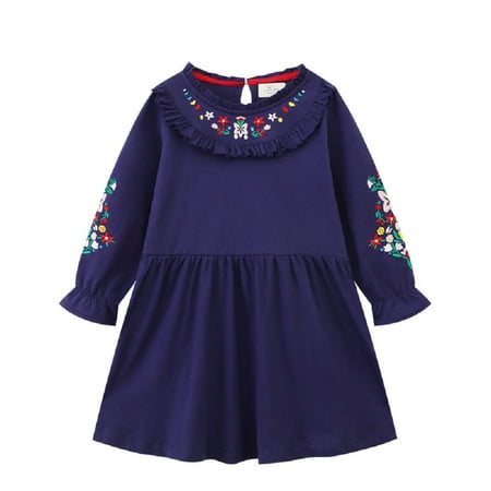 Godderr Girls Embroidery Dress for Kids Baby 2-7T Doll Collar Long Sleeve Cotton Casual Dress Toddler Knitted Spring Autumn Princess Dress
Godderr Girls Embroidery Dress for Kids Baby 2-7T Doll Collar Long Sleeve Cotton Casual Dress Toddler Knitted Spring Autumn Princess Dress