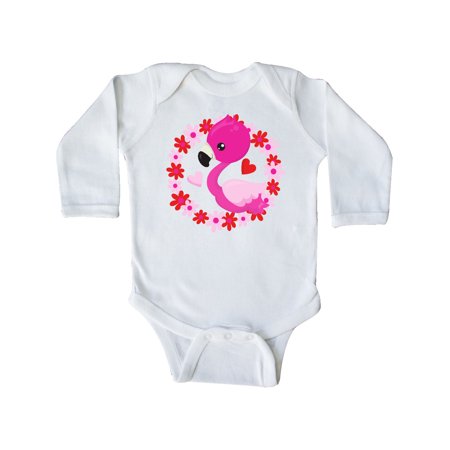 Inktastic Cute Flamingo Floral Wreath Hearts - Pink Red Gift Baby Girl Long Sleeve Bodysuit
Inktastic Cute Flamingo Floral Wreath Hearts - Pink Red Gift Baby Girl Long Sleeve Bodysuit