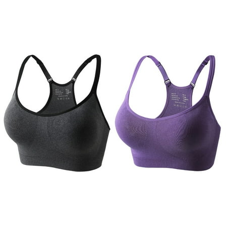 Women s Yoga Sports Bra Adjustable Strap Underwear Fitness Running Suspender Absorption Shock Resistant High Strength Underwear-2Pack
Women s Yoga Sports Bra Adjustable Strap Underwear Fitness Running Suspender Absorption Shock Resistant High Strength Underwear-2Pack