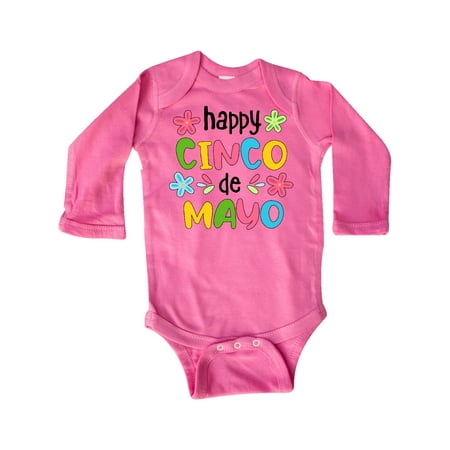 Inktastic Happy Cinco de Mayo Colorful Flowers Gift Baby Boy or Baby Girl Long Sleeve Bodysuit
Inktastic Happy Cinco de Mayo Colorful Flowers Gift Baby Boy or Baby Girl Long Sleeve Bodysuit