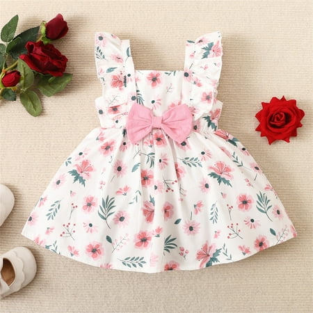 Huilaibazo Girls Dress Kids Girls Toddler Beach Floral Prints Sleeveless Bowknot Princess Girls Dress Cloths
Huilaibazo Girls Dress Kids Girls Toddler Beach Floral Prints Sleeveless Bowknot Princess Girls Dress Cloths