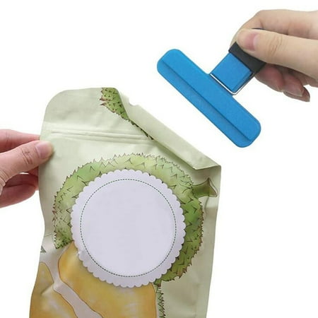 GXSR 2Pcs Sealing Bag Clip Sealer Clamp Kitchen Storage Food Snack Seal Plastic Tool