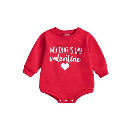 Baby Girls Boys Valentine s Day Sweatshirts Rompers Letter Print Crew Neck Long Sleeve Bodysuits Spring Fall Clothes
Baby Girls Boys Valentine s Day Sweatshirts Rompers Letter Print Crew Neck Long Sleeve Bodysuits Spring Fall Clothes