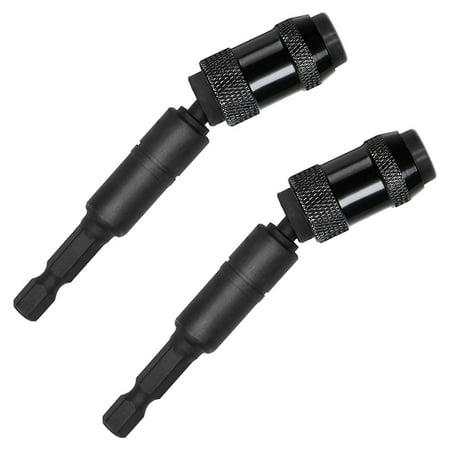 Pivoting Bit Tip Holder Magnetic Screw Drill Tip 1/4inch Hex Quick Change Locking Bit Holder (Black)
Pivoting Bit Tip Holder Magnetic Screw Drill Tip 1/4inch Hex Quick Change Locking Bit Holder (Black)