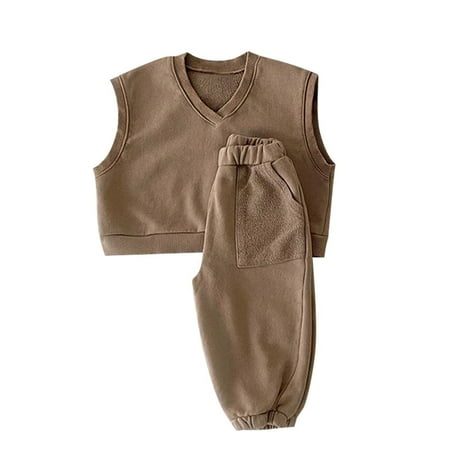 Newborn Infant Baby Girls Boys Outfit Autumn Solid Cotton Sleeveless Long Pants Vest Set Outfits Clothes Clothing For Girl
Newborn Infant Baby Girls Boys Outfit Autumn Solid Cotton Sleeveless Long Pants Vest Set Outfits Clothes Clothing For Girl