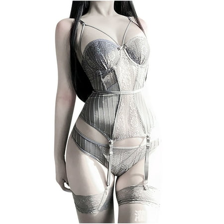 Womens Lingerie Women Transparent Hollow Hanging Stockings And Net Socks Transparent Hollow Garter and Fishnet Grey
Womens Lingerie Women Transparent Hollow Hanging Stockings And Net Socks Transparent Hollow Garter and Fishnet Grey
