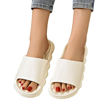ZHAGHMIN Non Slip Eva Home Slides Shoes for Women Comfortable Soft Sole Slip On Indoor Outdoor Slippers Open Toe Lightweight Slippers White Size7.5
ZHAGHMIN Non Slip Eva Home Slides Shoes for Women Comfortable Soft Sole Slip On Indoor Outdoor Slippers Open Toe Lightweight Slippers White Size7.5