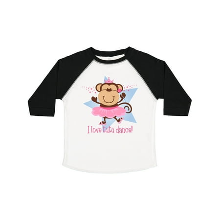 Inktastic Monkey Love Tutu Dance Gift Toddler Toddler Girl T-Shirt
