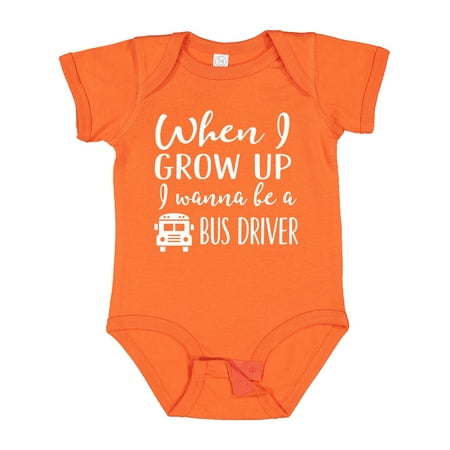 Inktastic Future Bus Driver Gift Baby Boy or Baby Girl Bodysuit