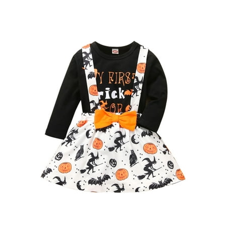 Sunisery Toddler Baby Girl 2Pcs Halloween Clothing Long Sleeve Top Shirt Pumpkin Printed Skirts
Sunisery Toddler Baby Girl 2Pcs Halloween Clothing Long Sleeve Top Shirt Pumpkin Printed Skirts