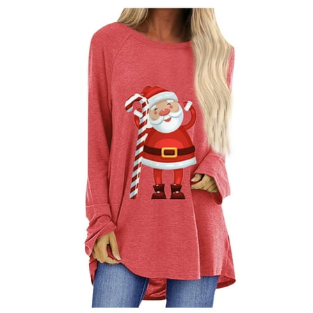 Women Creawneck Tee Casual Plus Size Loose Fit Fall Tops Cute Graphic Shirt Funny Print Sweatshirt Graphic T-Shirt Long Sleeve Pullover Blouse for Teen Girls
Women Creawneck Tee Casual Plus Size Loose Fit Fall Tops Cute Graphic Shirt Funny Print Sweatshirt Graphic T-Shirt Long Sleeve Pullover Blouse for Teen Girls